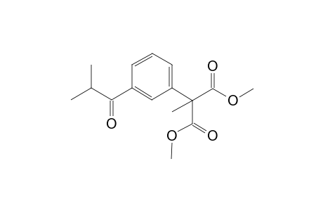 Dimethyl 3-Methyl-3-(4'-isobutyryl)phenylpropendioate