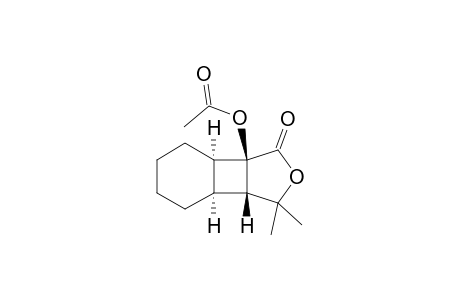 2-Acetoxy-5,5-dimethyl-4-oxatricyclo[5.4.0.0(2,6)]undecan-3-one