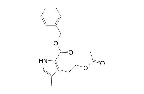 Benzyl 3-[(acetyloxy)ethyl]-4-methylpyrrole-2-carboxylate