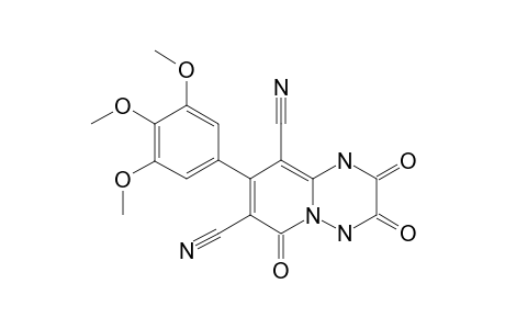 8-(3,4,5-TRIMETHOXYPHENYL)-2,3,6-TRIOXO-1,2,3,4,5,6-HEXAHYDROPYRIDO-[1,2-B]-[1,2,4]-TRIAZINE-7,9-DICARBONITRILE