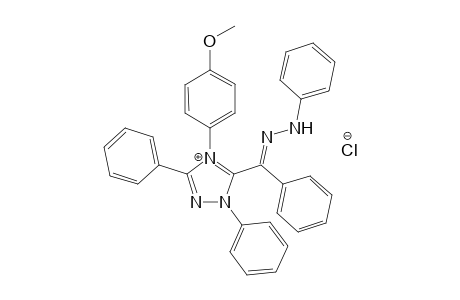 3-[.alpha.-(Phenylhydrazino)benzyl]-2,5-diphenyl-4-(p-methoxyphenyl)-1,2,4-triazolium - p-TolyChloride4
