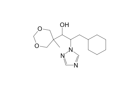 1H-1,2,4-Triazole-1-ethanol, beta-(cyclohexylmethyl)-alpha-(5-methyl-1,3-dioxan-5-yl)-