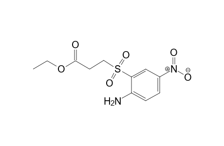 Propanoic acid, 3-[(2-amino-5-nitrophenyl)sulfonyl]-, ethyl ester