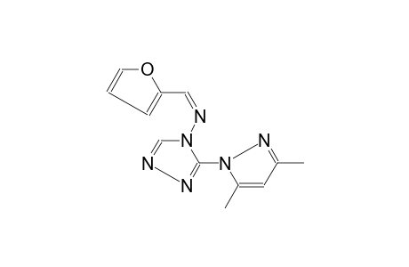 4H-1,2,4-triazol-4-amine, 3-(3,5-dimethyl-1H-pyrazol-1-yl)-N-[(Z)-2-furanylmethylidene]-