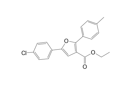 Ethyl 5-(4-chlorophenyl)-2-(4-methylphenyl)furan-3-carboxylate