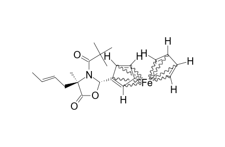 (2S,4R)-2-FERROCENYL-3-PIVALOYL-4-[(E)-BUT-2-ENYL]-4-METHYL-1,3-OXAZOLIDIN-5-ONE