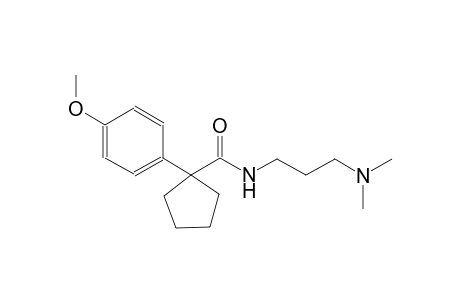 cyclopentanecarboxamide, N-[3-(dimethylamino)propyl]-1-(4-methoxyphenyl)-