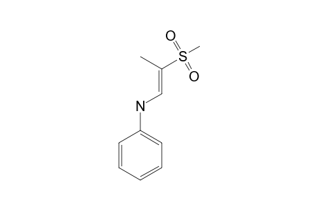 [(E)-2-mesylprop-1-enyl]-phenyl-amine