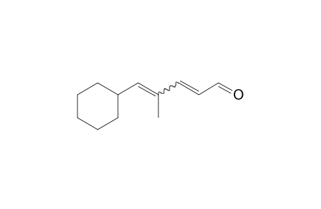 5-Cyclohexyl-4-methylpenta-2,4-dienal