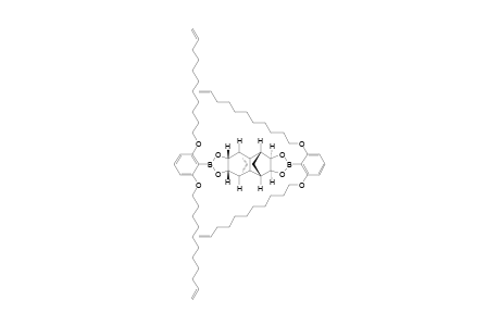 (1R*,3R*,4R*,8S*,9S*,11S*,12S*,16R*)-6,14-Bis[2,6-bis(undec-10-enyloxy)phenyl]-5,7,13,15-tetraoxa-6,14-diborahexacyclo[9.5.1.1(3,9).0(2,10).0(4,8).0(12,16)]octadecane