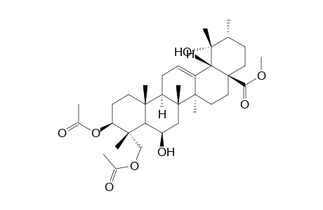 Urs-12-en-28-oic acid, 3,23-bis(acetyloxy)-6,19-dihydroxy-, methyl ester, (3.beta.,4.alpha.,6.beta.)-