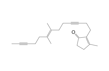 3-methyl-2-(7,8-dimethyl-trans-tridec-7-ene-3,11-di-ynyl)-2-cyclopentenone
