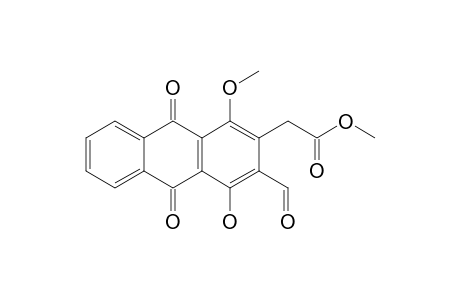 METHYL-2-(3-FORMYL-4-HYDROXY-1-METHOXY-9,10-DIOXO-9,10-DIHYDRO-ANTHRACEN-2-YL)-ACETATE