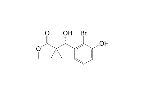 Methyl (S)-3-(2-bromo-3-hydroxyphenyl)-3-hydroxy-2,2-dimethylpropanoate