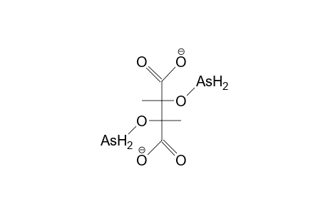 2,3-Dimethyl-tartrate diarsenic complex dianion