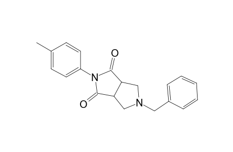 Pyrrolo[3,4-c]pyrrole-1,3(2H,3aH)-dione, tetrahydro-2-(4-methylphenyl)-5-(phenylmethyl)-, cis-