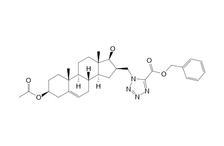 3-BETA-ACETOXY-16-BETA-(5-BENZYLOXYCARBONYL-1H-TETRAZOL-1-YLMETHYL)-ANDROST-5-EN-17-BETA-OL