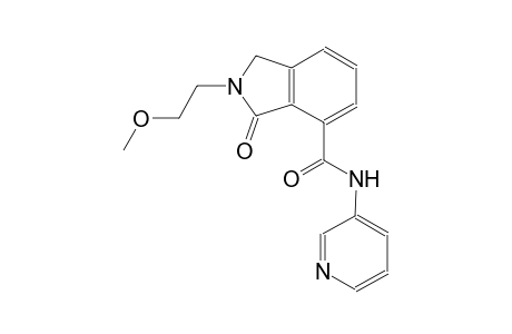 1H-isoindole-4-carboxamide, 2,3-dihydro-2-(2-methoxyethyl)-3-oxo-N-(3-pyridinyl)-