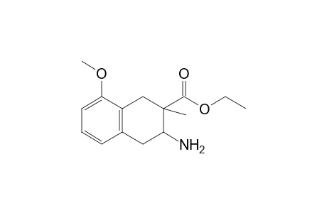 Ethyl 3-amino-2-methyl-8-methoxy-1,2,3,4-tetrahydronaphthalene-2-carboxylate