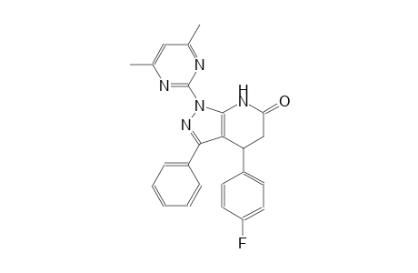 6H-pyrazolo[3,4-b]pyridin-6-one, 1-(4,6-dimethyl-2-pyrimidinyl)-4-(4-fluorophenyl)-1,4,5,7-tetrahydro-3-phenyl-