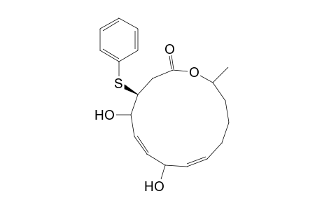 (4S)- 5,8-Dihydroxy-14-methyl-4-(phenylthio)oxacyclotetradeca-6,9-dien-2-one