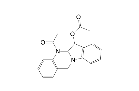 6-Acetoxy-5-acetyl-5,5a,6,12-tetrahydroindolo[2,1-b]-quinazoline