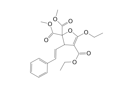 4-Ethyl 2,2-Dimethyl 5-Ethoxy-3-[(E)-2-phenylethenyl]furan-2,2,4(3H)-tricarboxylate