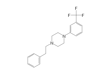 1-(3-TRIFLUOROMETHYLPHENYL)-4-(2-PHENYL-1-ETHYL)-PIPERAZINE