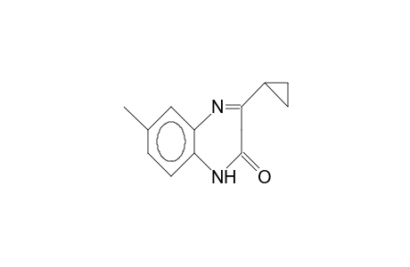 4-Cyclopropyl-2,3-dihydro-7-methyl-1H-1,5-benzodiazepin-2-one