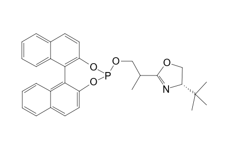 (+)-{2-[(4'S)-(4'-tert-Butyloxazolin-2'-yl)]-2-methylethyl}-[(S)-binaphthyl-2,2'-diyl]phosphite