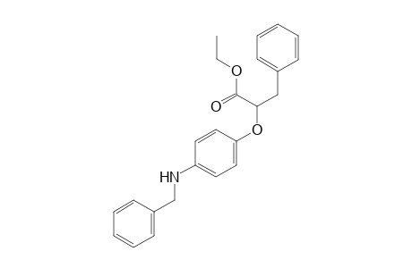 Ethyl 2-(4-benzylamino-phenoxy)-3-phenyl-propanoate