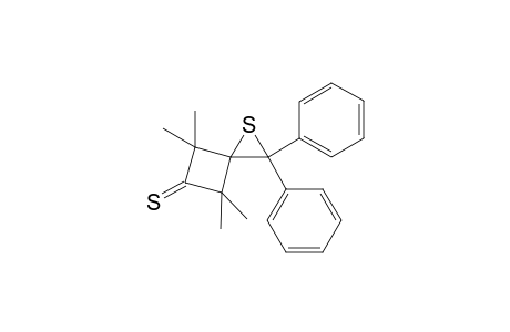 4,4,6,6-Tetramethyl-2,2-diphenyl-1-thiaspiro[2,3]-hexane-5-thione