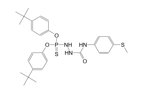 O,O-bis(4-(tert-butyl)phenyl) (2-((4-(methylthio)phenyl)carbamoyl)hydrazinyl)phosphonothioate