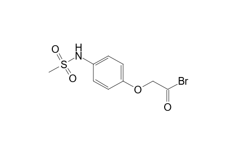 Acetyl bromide, 2-[4-[(methylsulfonyl)amino]phenoxy]-