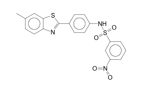 N-[4-(6-Methyl-1,3-benzothiazol-2-yl)phenyl]-3-nitrobenzenesulfonamide