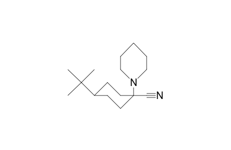 cis-4-tert-Butyl-1(R)-piperidino-cyclohexanenitrile