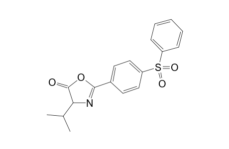 2-[4-(phenylsulfonyl)phenyl]-4-isopropyl-1,3-oxazol-5(4H)-one