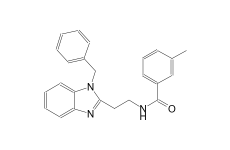 benzamide, 3-methyl-N-[2-[1-(phenylmethyl)-1H-benzimidazol-2-yl]ethyl]-