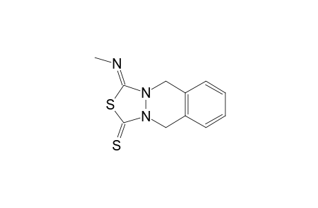 3-Methylimino-1-thioxo-5,10-dihydro[1,3,4]thiadiazolo[3,4-b]phthalazine