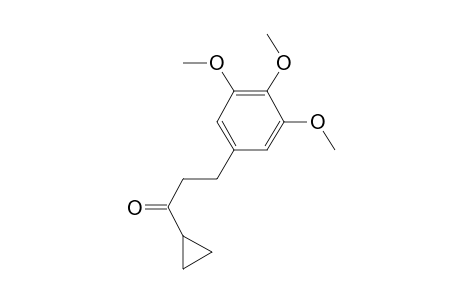 1-Cyclopropyl-3-(3,4,5-trimethoxyphenyl)propan-1-one