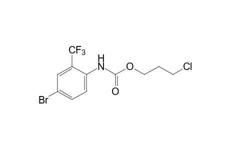 4-bromo-2-(trifluoromethyl)carbanilic acid, 3-chloropropyl ester