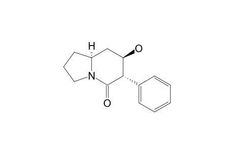 (6S,7R,8aS)-7-hydroxy-6-phenyl-indolizidin-5-one