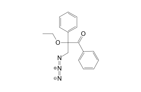 3-Azido-2-ethoxy-1,2-diphenylpropan-1-one
