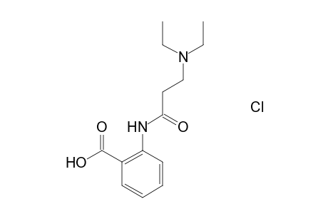 2-{[3-(diethylamino)propanoyl]amino}benzoic acid hydrochloride