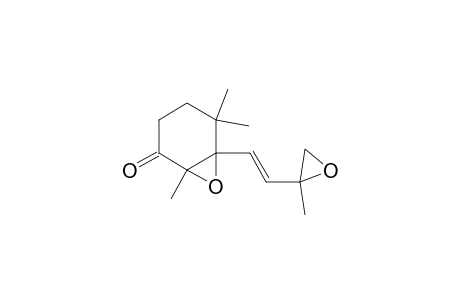 7-Oxabicyclo[4.1.0]heptan-2-one, 1,5,5-trimethyl-6-[2-(2-methyloxiranyl)ethenyl]-