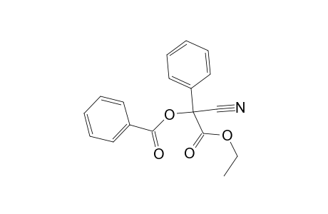 Mandelic acid, .alpha.-cyano-, ethyl ester, benzoate (ester)