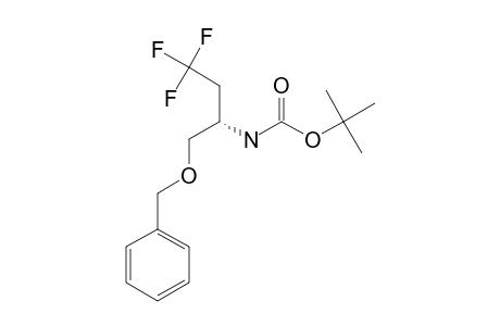 (2S)-1-BENZYLOXY-2-(TERT.-BUTOXYCARBONYL)-AMINO-4,4,4-TRIFLUOROBUTANE