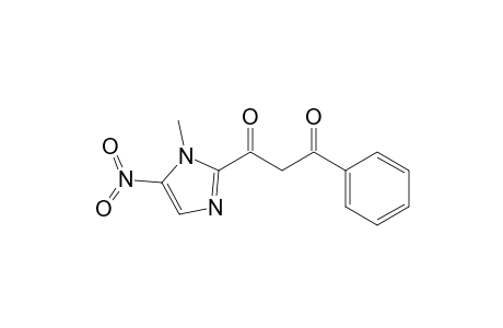 2-Benzoylacetyl-1-methyl-5-nitroimidazole