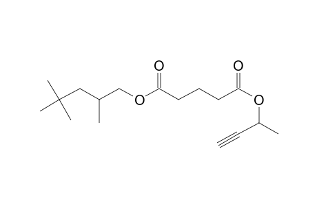 Glutaric acid, but-3-yn-2-yl 2,4,4-trimethylpentyl ester