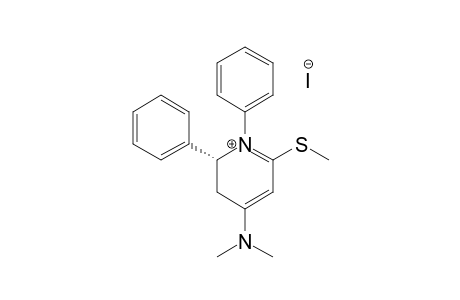 (RS)-(+/-)-4-DIMETHYLAMINO-6-METHYLTHIO-1,2-DIPHENYL-2,3-DIHYDROPYRIDINIUM-IODIDE